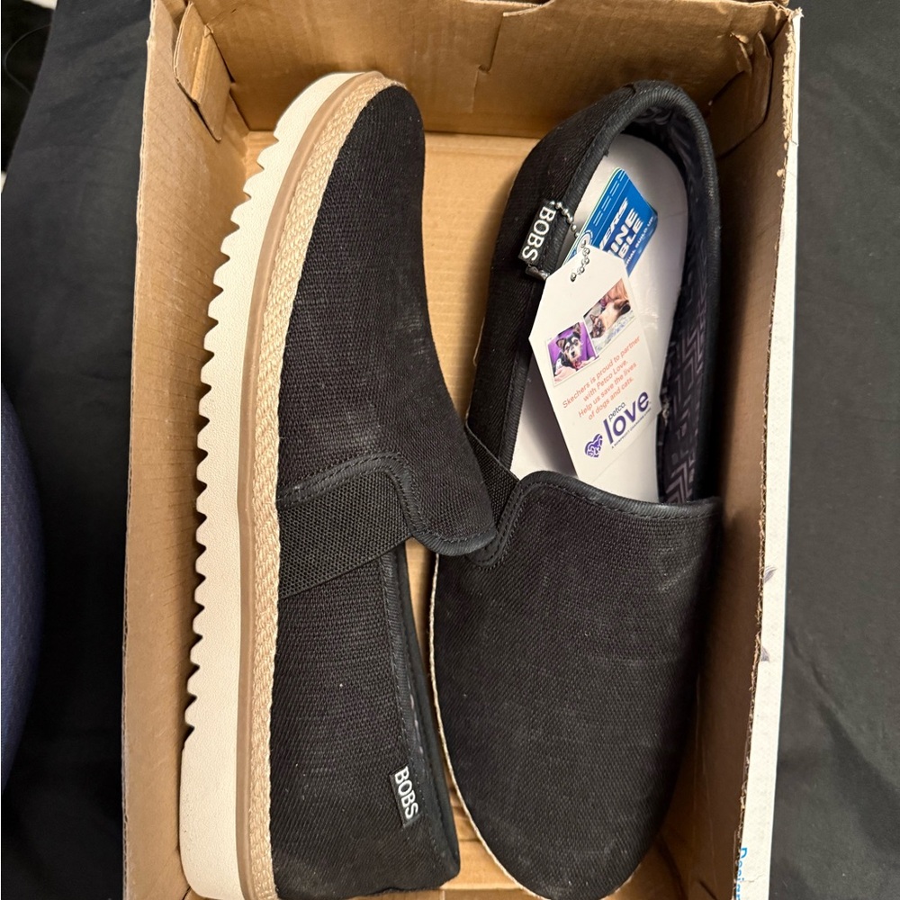 Vegan BOSS woman’s  Black Slip-On Shoes
